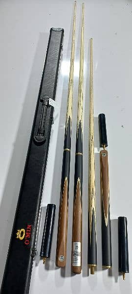 3 models of OMIN high quality professional cues available for sale 17