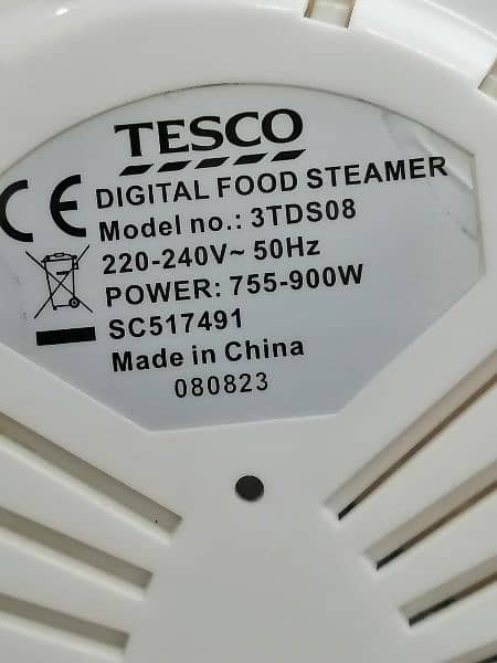 TESCO Digital 3 Tier Food Steamer, Imorted 5