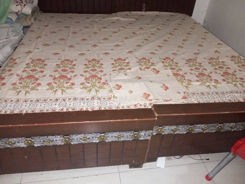 bed for sale good condition urgent sale 5