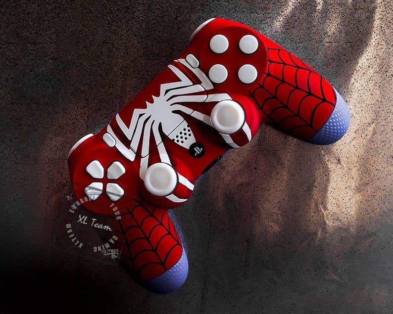 ps4 wireless cantroller spiderman eidition 0