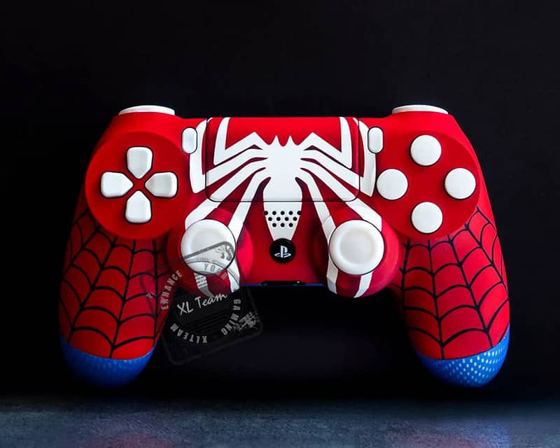 ps4 wireless cantroller spiderman eidition 1