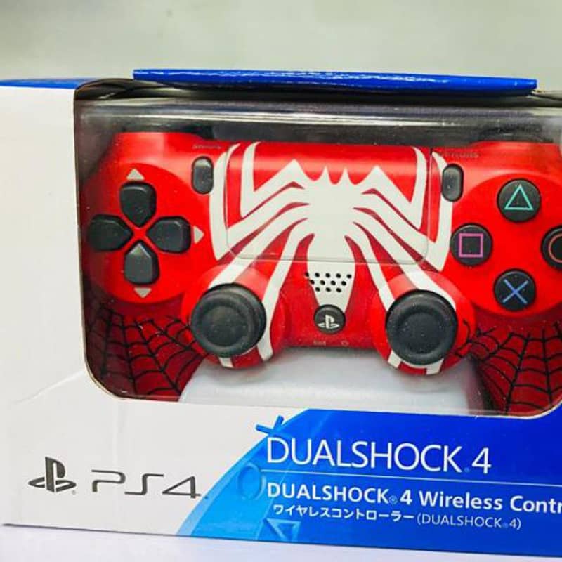 ps4 wireless cantroller spiderman eidition 2