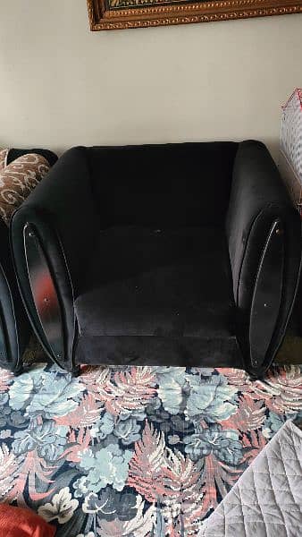 Black Beauty 5 Seater Sofa Set 2