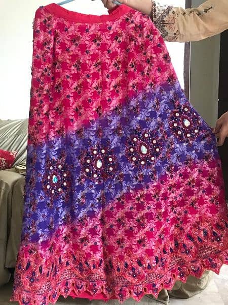 beautiful lahgha gone and dupatta in very low price 1