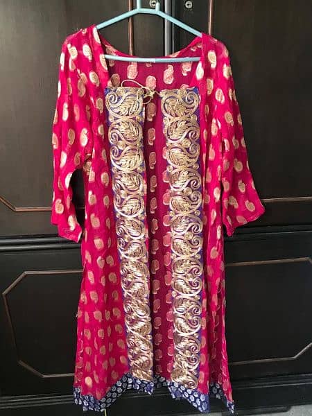 beautiful  lahgha gone chuli and dupatta 4 pice in very low price 2