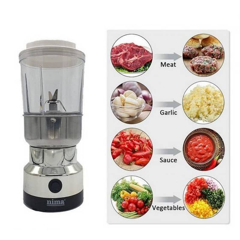 Nima NM-8300 2 in 1 Electric Coffee and Spice Grinder & Blender/Juicer 1