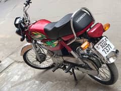 Honda CD 70 Red color 2022 model 0