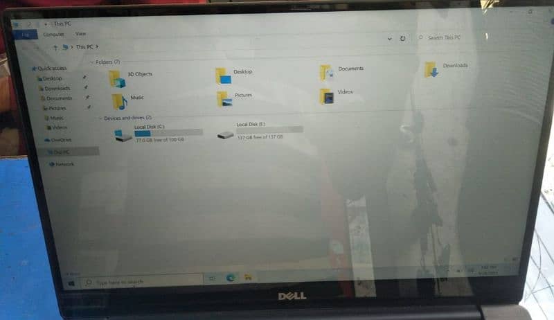 Dell XPS 13 core i7 Screen Resolution 4k 4