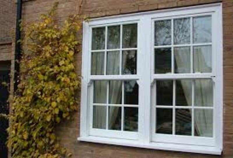 single glaze aluminium & upvc window openable door 12mm glasspartition 1