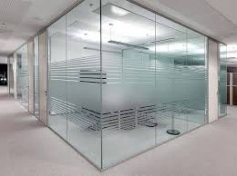 double glaze upvc window openable door 12mm glass partition touch 19