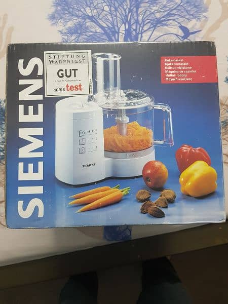 Siemens food processor new german made 0