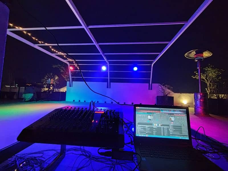 DJ Sound For Dance Parties , Dancing Floor , Disco Lights , Smoke etc 14