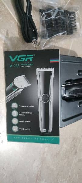 VGR V 288 hair clipper trimmer beard shaver new imported item 7