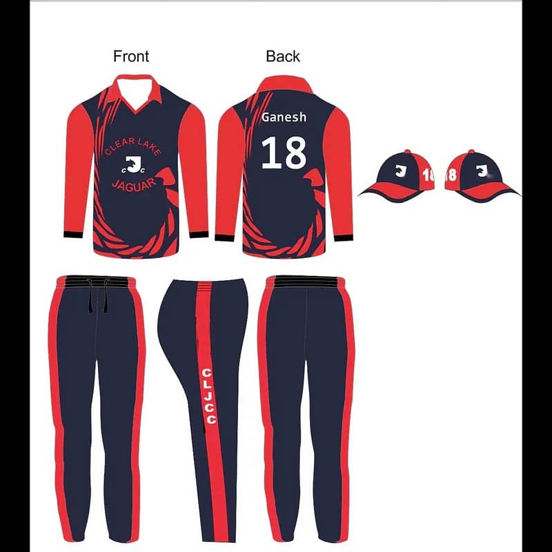 Wholesale manufacturer cricket kit team uniform coustmize shirt trouse 3