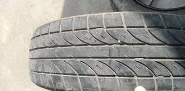 2 tyres Mirage 155/65 r13 used read ad carefully