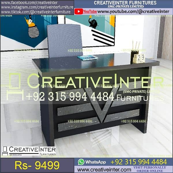 Office table Executive Chair Conference Reception Manager Table Desk 9