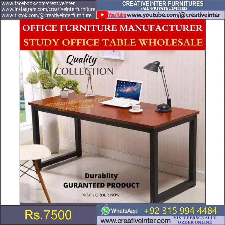 Study Staff Office workstation manager executive meeting Table chair 0