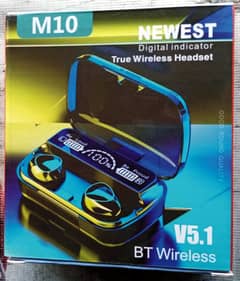 Earbuds M10 - Newest Digital Indicator - True Wireless - Bluetooth