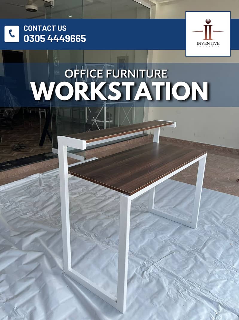 Office Table, WorkStation, Computer Table, Gaming Table, K Shape Table 6