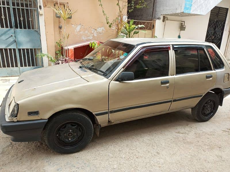 suzuki khyber 1997 cng, petrol a/c 7