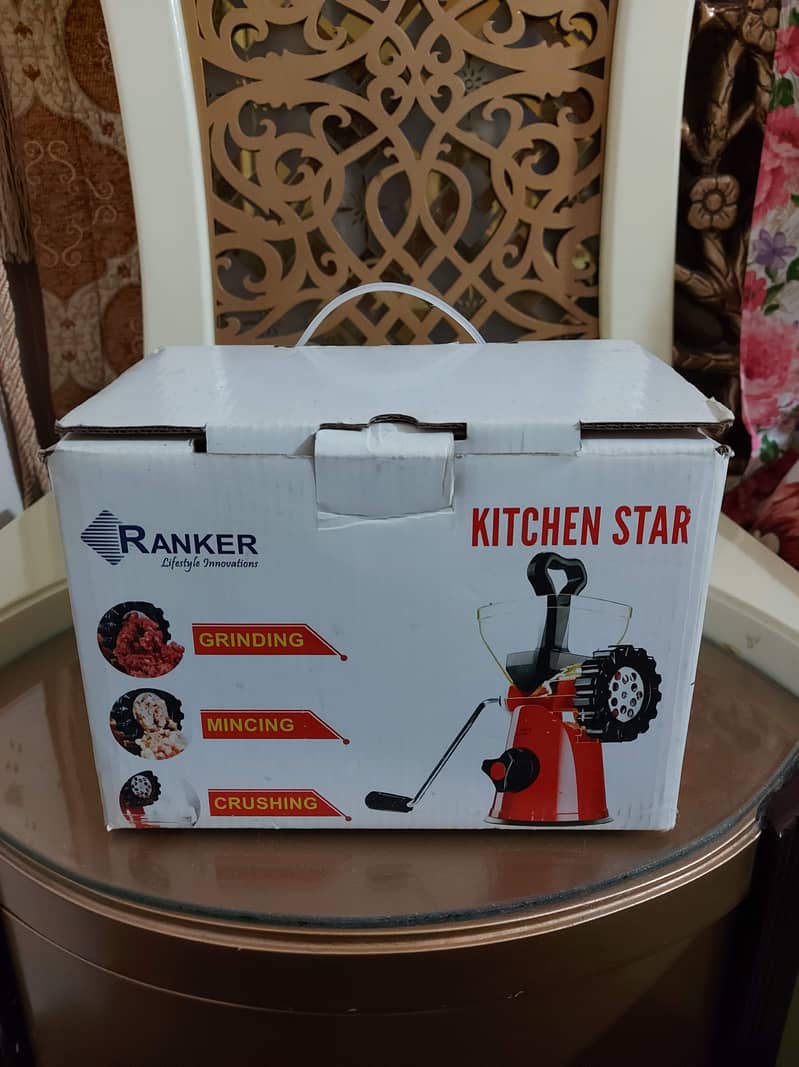 Ranker Kitchen Star PS-308B Juicer, Meat Mincer, Grinder - 2-in-1 Set 3