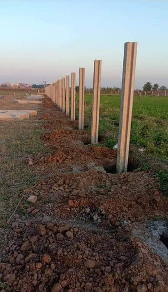 boundary wall (precast) and roof 10