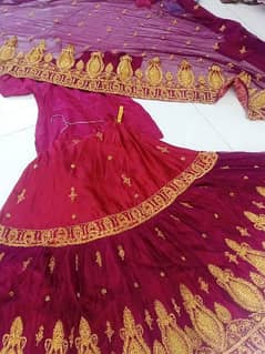 bridal lehnga with havy embroidery
