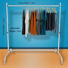Cloth Hanging Stand Rack Single Pole For Home Boutique 03020062817 5