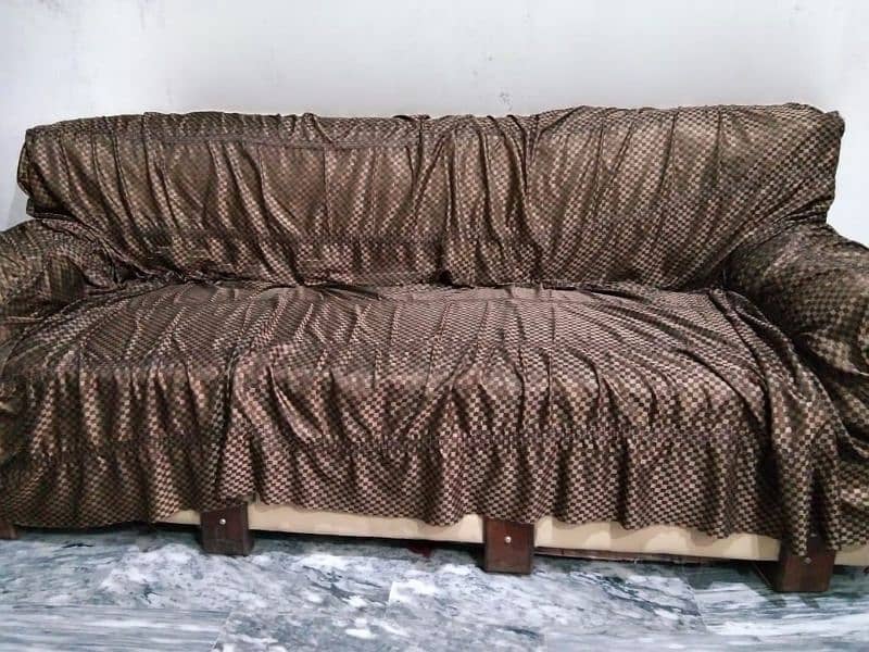 Jumbo size Sofa Cover set for 5 seater 3+1+1 2