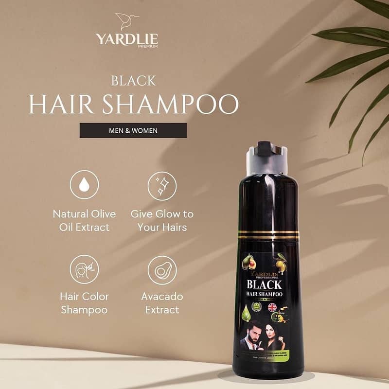 HAIR COLOR SHAMPO YARDLIE   &  Lichen Black Hair Color Shampo 13