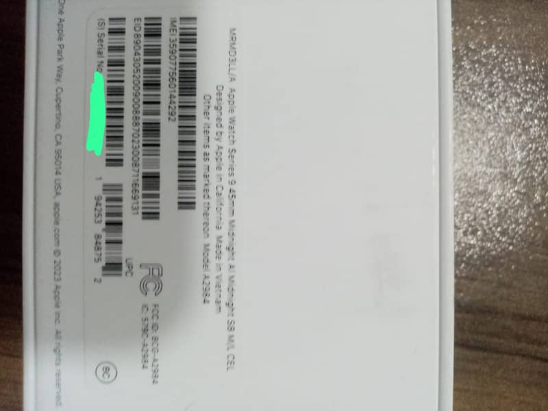 APPLE WATCH SERIES9 45mm Midnight non active pinpack 1