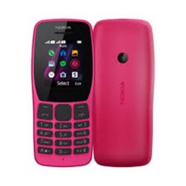 Nokia 110 Mobile Box pack new mobile black colour 3