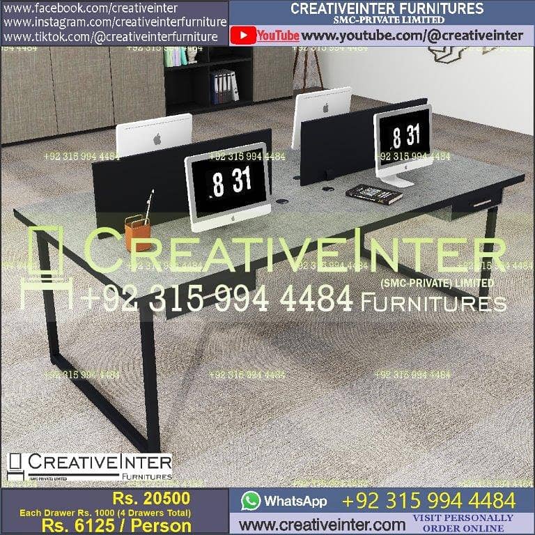 Office Workstation Meeting Conference Table Desk Chair Sofa Reception 9