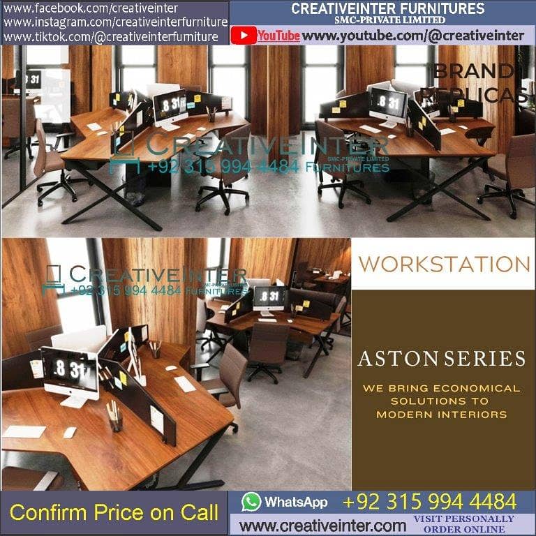 Office Workstation Meeting Conference Table Desk Chair Sofa Reception 11
