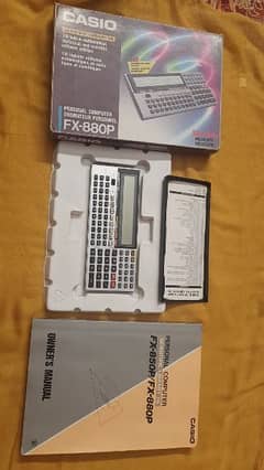 casio Fx 880p in mint condition scratchless condition