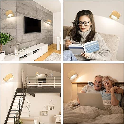 Wall Light LED Wall lamp with Rechargeable Battery Operated 4