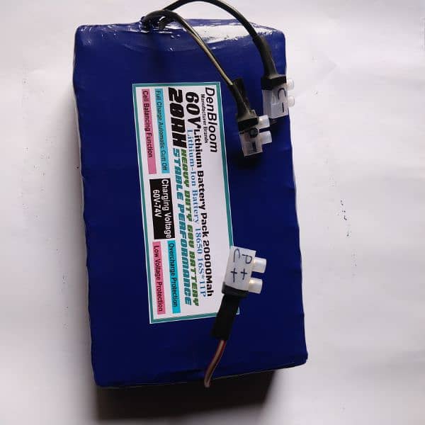 60v Lithium-Ion Battery packs. All batterypack available for car, bike 3