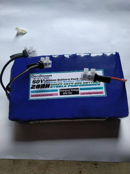 60v Lithium-Ion Battery packs. All batterypack available for car, bike 9