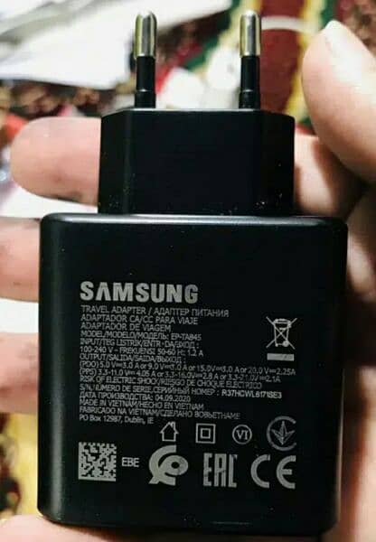samsung super fast charger 25w with cable &45w 5
