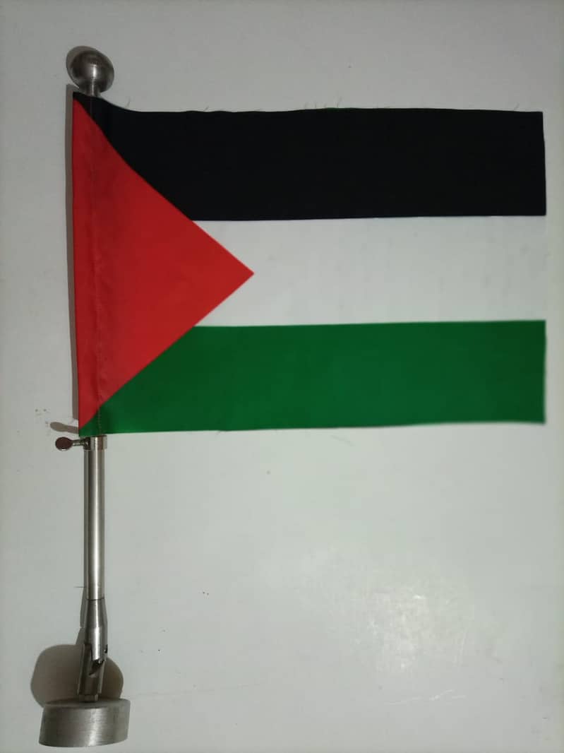 Palestine flag and Car Flag Pole / Car Rod 9