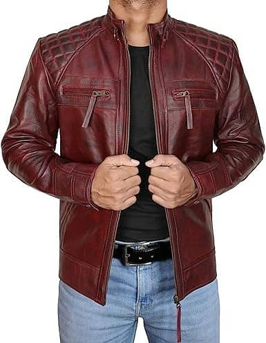 orignal Black Leather jacket manufacturer long coat Blazer 1