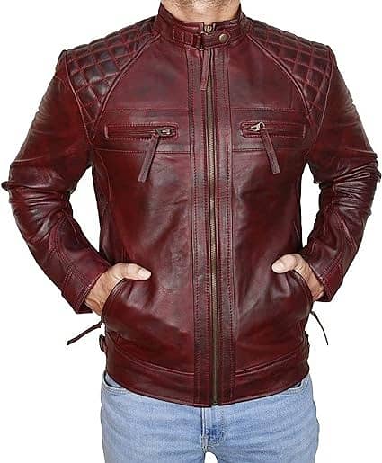 orignal Black Leather jacket manufacturer long coat Blazer 2