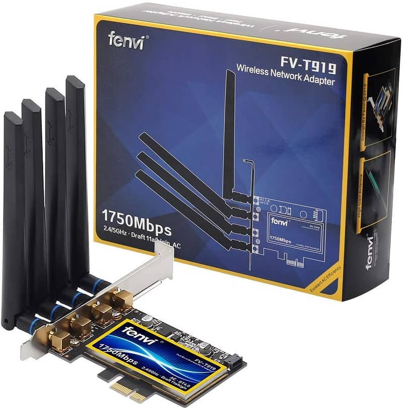 Fenvi T919 PCI-E WiFi WiFi Card Mac OS 4 antenna B. T 4.0 2