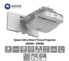 Epson EB590 ultra short throw projector Hitachi 3200lumens 03353448413