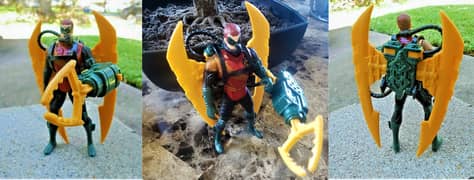 1995 BATMAN FOREVER - Hydro Claw Robin Vintage Action Figure by KENNER 0