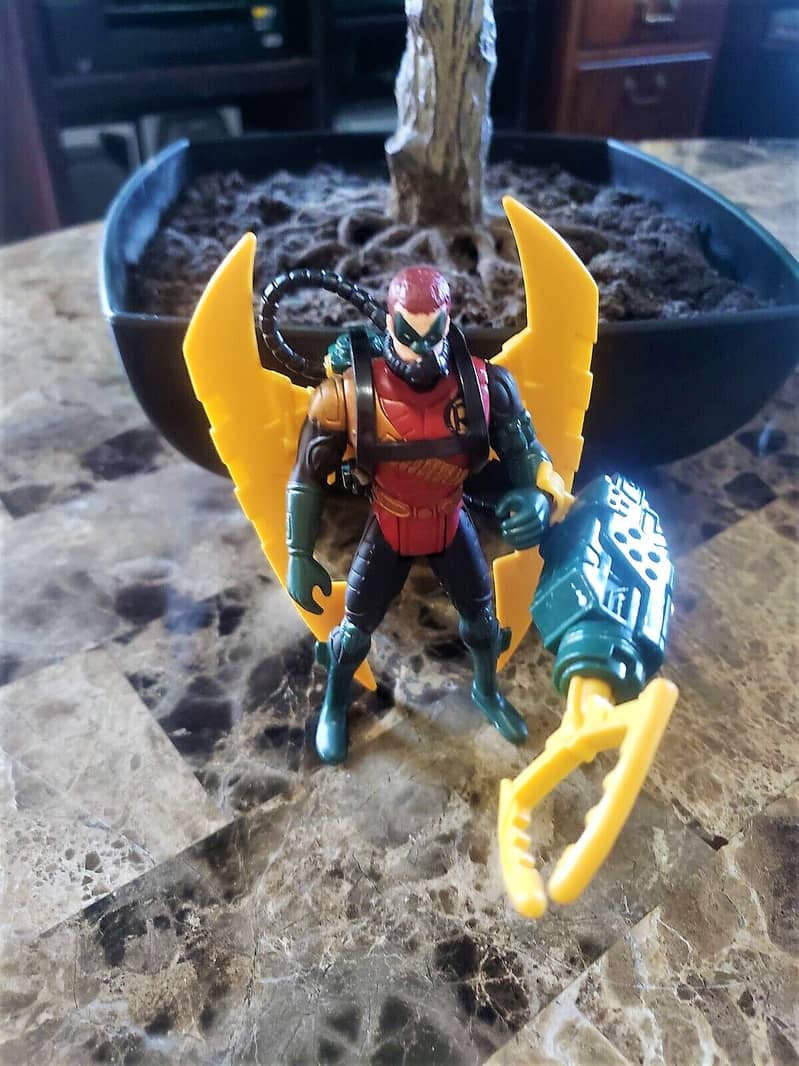 1995 BATMAN FOREVER - Hydro Claw Robin Vintage Action Figure by KENNER 4