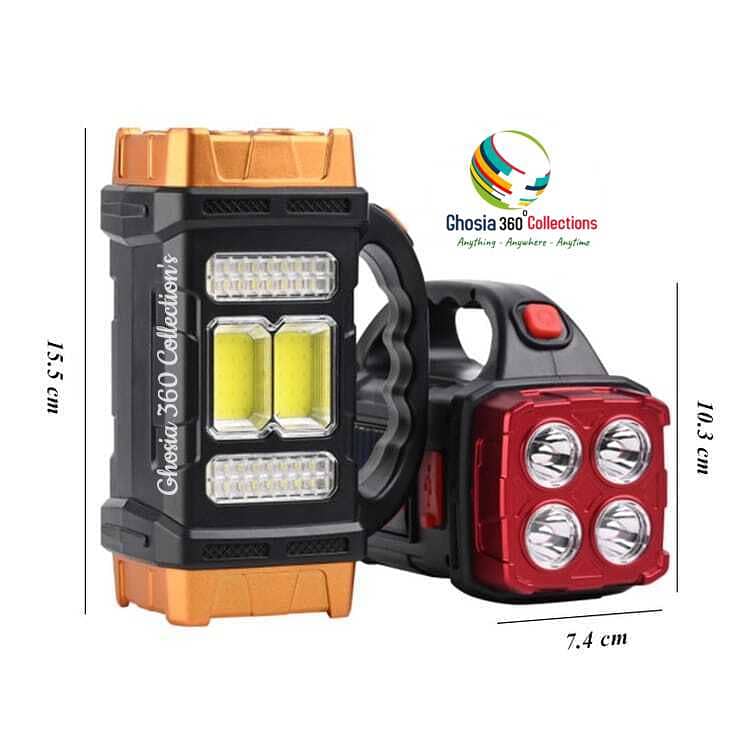 5 in 1 Hurry Bolt Multifunction 25W Solar Lamp Flashlight Waterproof 0