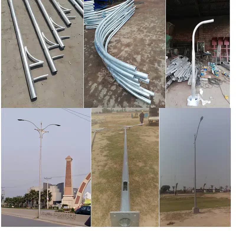 Street Lighting Poles Solar poles structural towers overhead line pole 10