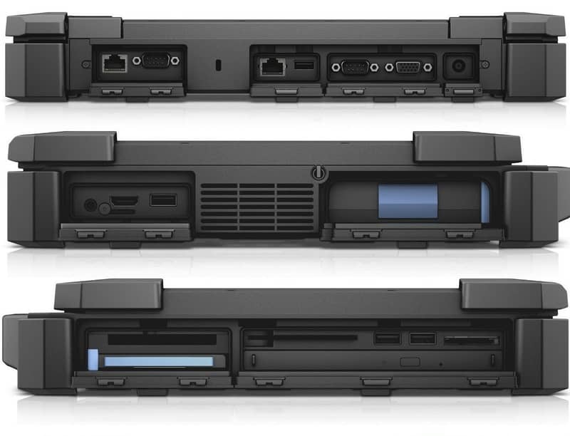 DELL 7404-7414-7424-5420 Dual serial port Dual Lane Card Rugged Laptop 4