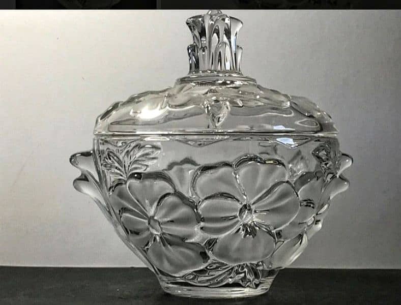 Walther-Glas 
MADE  IN GERMANY-Candy box-Glass Vase-Decoration piece 1